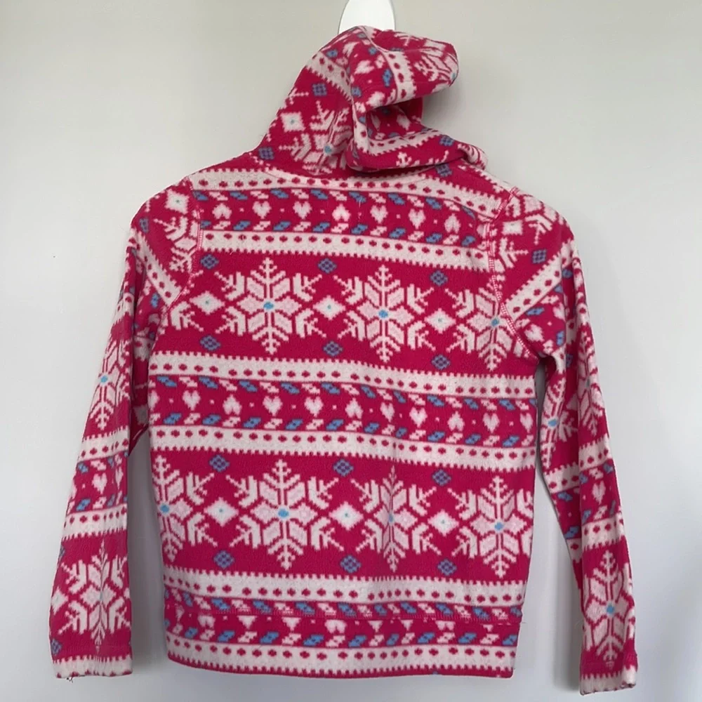 Place Snowflake Pattern Fleece Sz L (10/12)